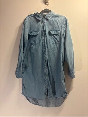 Karen Kane Light Blue Denim Tunic Dress